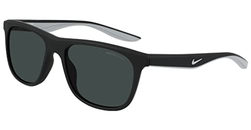 Nike FLO P DQ0863 59345 011 matte black polar gre Sunglasses Unisex Acetate, Standard, 17