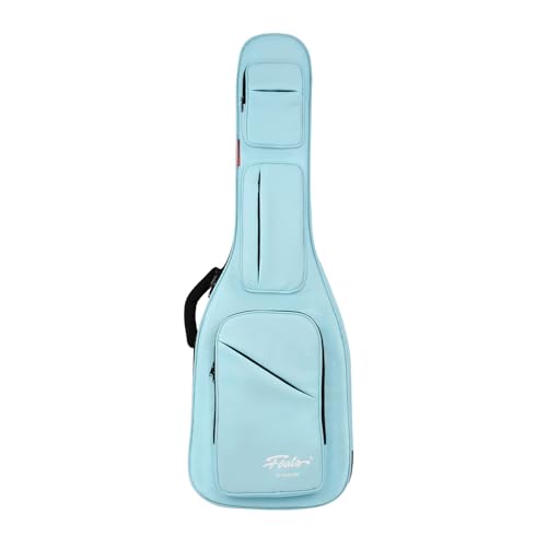 GHOSTFIRE カラフル ギターケース 超厚 耐衝撃 収納スペース付き ファントムシリーズ (ライトブルー/エレキギター)