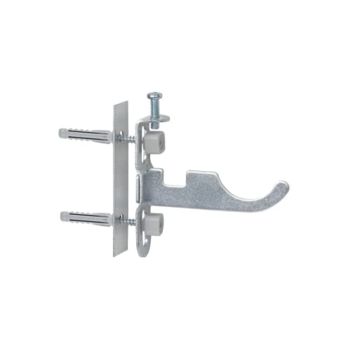 INDEX Fixing Systems RA-FRE - Kit de 2 soportes para radiadores de aluminio Ferroli rectos (recubrimiento cincado, 95 mm)