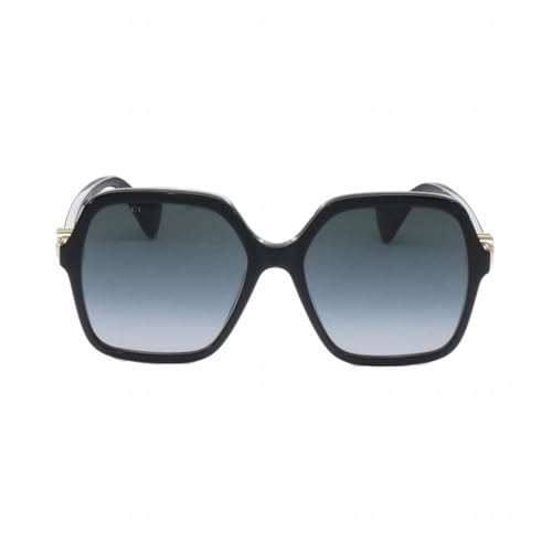 Gucci GG1072SA Shiny Solid Black/Grey One Size2