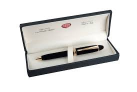 Bolígrafo Bola Aurora ipsilon Velvet terciopelo Negro Gold Trim