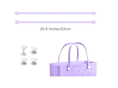 Image of Replacement Straps for S /M Rubber Beach Bag, Replacement Handles with 4 Snaps, EVA Bag Strap Replacement