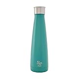 S’ip by S’well Vacuum Insulated Stainless Steel Water Bottle, Double Wall, 15 oz, Jelly Bean Green