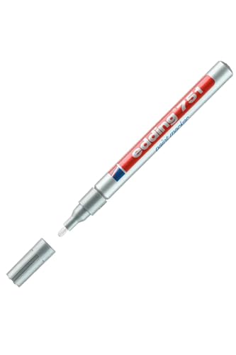 Marqueur peinture argent Edding 751 pointe ronde pour des creations durables