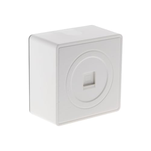 Zenitech Prise téléphone RJ45 en saillie - Blanc - Vulco