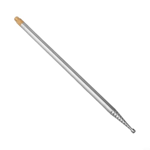 HpLive 2,5 m Edelstahl-Teleskopantenne， Peitschenantenne für PAC12 JPC-7 DIY Kurzwellenantenne Radio für TV, Radio, elektrisches Spielzeug(1PCS)