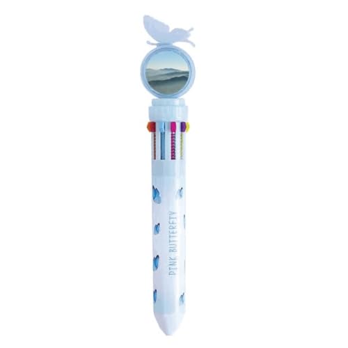 Stylo multicolore rétractable Sunshine Mountains pour organiser ses cours
