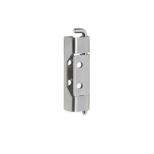 Charnière acier inoxydable robuste soudée de 24mm pour boîtier industriel durable - 5