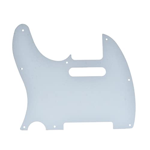 KAISH 8 Hole Tele Style Guitar Pickguard TL Pick Guard with Pickup Mounting Screw Holes for Tele/Telecaster Black/White Grid - Image 2