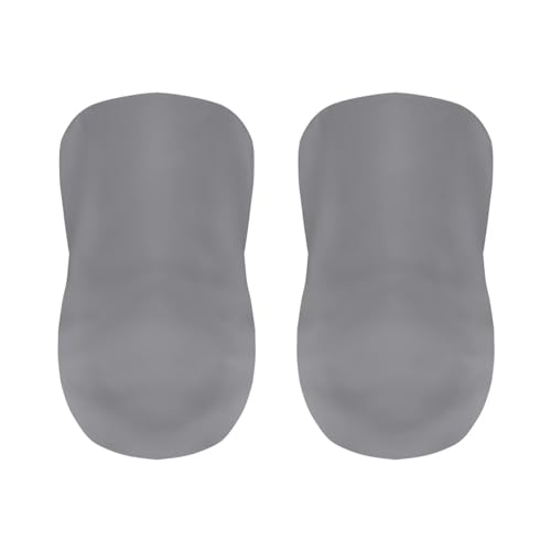 Image of Gray Bar Stool Covers Set of 2 Stretch Dining Chair Seat Covers for Stools,Kitchen Chair Slipcover Counter Stool Cover for Island Chair,Pub,Cafe