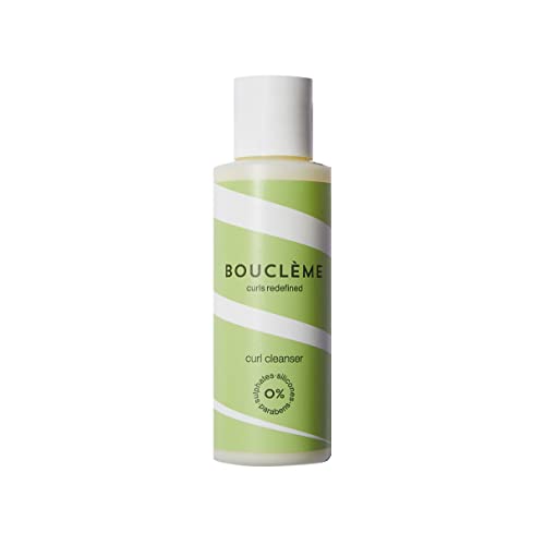 Bouclème Sulfate Free Shampoo for Curl Cleanser Hair 100ml I Shampoo for Dry Damaged Hair with Coconut and Argan Oil