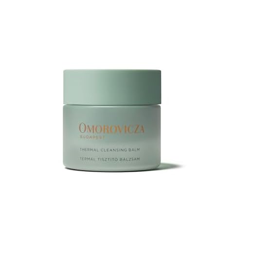 Omorovicza Thermal Cleansing Balm (1.7 oz), Makeup Remover Balm, Hydrating & Purifying Cleanser with Hungarian Moor Mud, Removes Makeup & Nourishes Skin Without Stripping