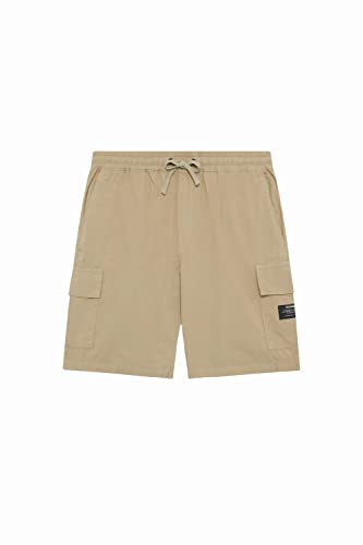 ECOALF - Pantalón Cargo Hombre Pertalf, Short Hombre, Algodón Orgánico, Pantalón Corto, Ligero y con Multibolsillos, Talla 36, Color Marrón