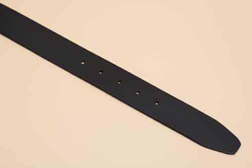 Image of WildHorn Leather Belt for Men | Casual Leather Belt For Men | Free Size | Adjustable I 48 inches length | Waist upto 44 inches.