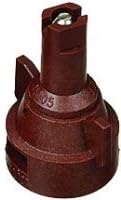 TeeJet AIC11005-VS Air Induction Flat Spray Nozzle w/Quick Cap (Pack of 6) - 110° - Visiflo - Brown - 0.5 GPM