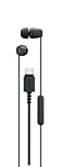 Sony IER‑EX15C USB‑C Wired Earbuds with Mic – Lightweight In‑Ear Headphones for Android, iPhone, Laptop & PC – Tangle‑Free Cable, Clear sound – Perfect for Travel & Everyday Use – Black