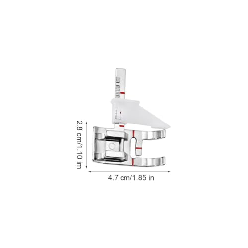 2 Piezas Pie Prensatelas de Guía Ajustable para Máquina de Coser miniatura 2