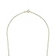 Amor Collier Edelstahl Unisex Damen Herren Halsschmuck, 50 cm, Gold, Kommt in Schmuck Geschenk Box, 2037372