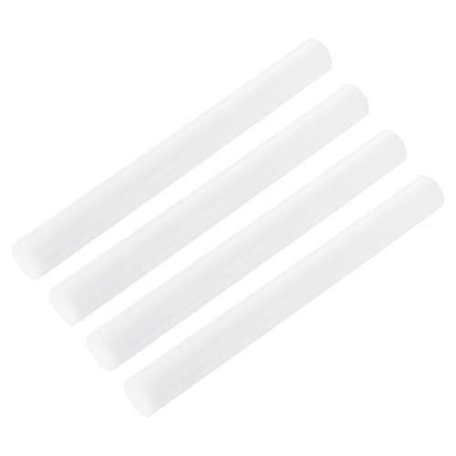 Image of MECCANIXITY ABS Plastic Rod Round Solid Bar 30 mm x 300mm White for DIY Model Material, Architectural Model Making, DIY Sand Table, Pack of 4