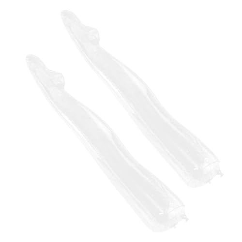 Maniquí de pierna inflable de plástico transparente para tiendas 2