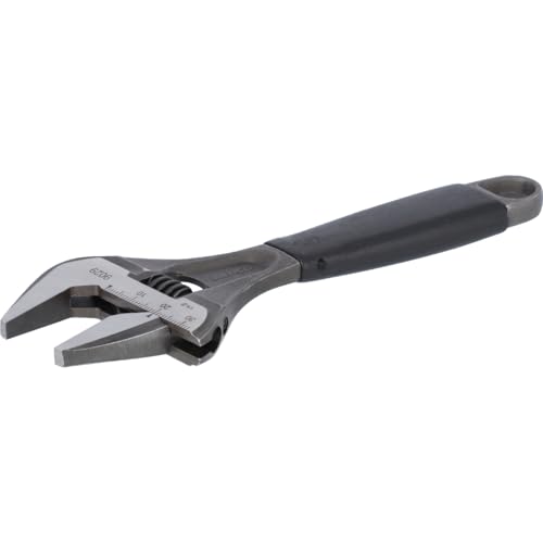 BAHCO Black Finish Adjustable Wrench, Big Opening 9029