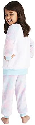Girls 2-Piece Pajama Set Kids Sleepwear, Long Sleeve Top and Long Pants PJ Set 2