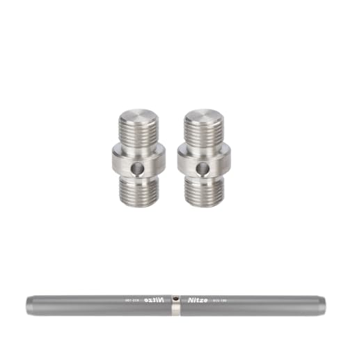 Image of Nitze M11 Thread 15mm Rod Connector (2 Pcs) - PD15B