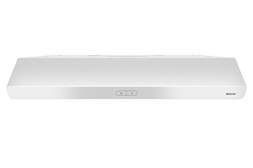 Broan-Nutone Bkdb130Ww Sahale 30-Inch Under-Cabinet 4-Way Convertible Range Hood With 3-Speed Exhaust Fan And Light, White #TOP2