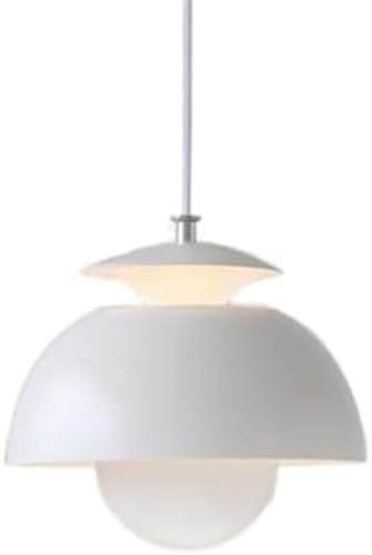 Suspension nordique abat-jour métal luminaire plafond design contemporain