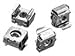 Hoffman P1032CN250 Cage Nut Package, Steel with Zinc Finish, 10-32 (Pack of 250)