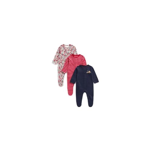 Image of Mothercare Printed Cotton Boys Infant Sleepsuit (A21ZC050-P)