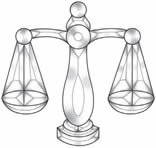 Bevel Cluster Scales of Justice EC144 - Stained Glass Supplies