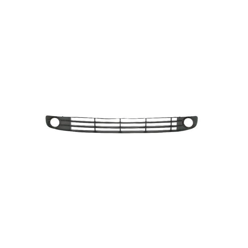 Grille de pare-choc avant centrale avec trous anti-brouillard compatible avec Renault Scenic 2 phase 1 2003-2006