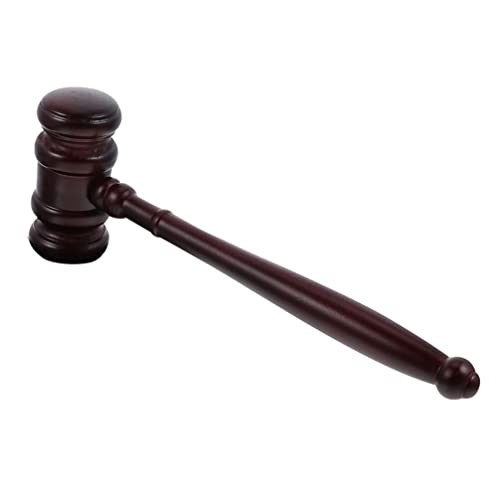 Toyandona 1Pcs Judge Gavel Costume Accessory, Mini Wooden Gavel Toy Lawyer Judge Auction Sale Judge Gavel Costume Accessory #TOP25