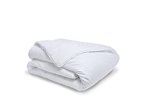 Bleu Calin Couette Hiver 1 personne, Très Chaude, Superbe gonflant, Microfibre - 140x200cm