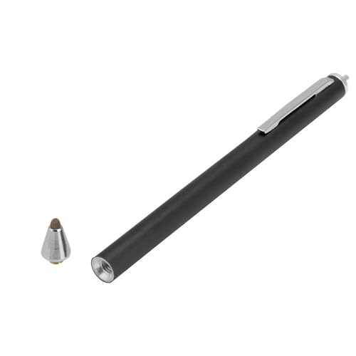 Stylet capacitif compact noir pour smartphones et tablettes tactiles