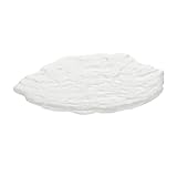 Bandeja de Cristal Transparente para Servir Frutas Elegante Plato para Postres y Aperitivos Fuente para Fiestas y Eventos