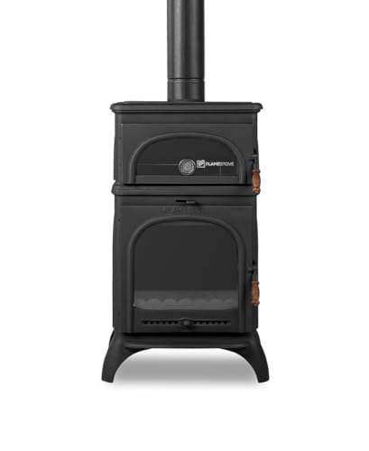 Estufas de Leña con Horno de Hierro Fundido Marca FLAMESTOVE