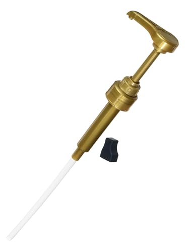 Coffee Syrup Pump. ONLY for Monin GLASS 750ml (25.4 Fl.Oz.) Bottle (Pack of 2). FDA Compliant. BPA Free.