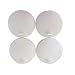Tupperware Domed Sipper Seals Set of 4 in White