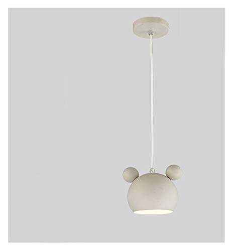 Mu Peng Lampadario, Lampadario Creativo Lampada da Parete Due Stili Casa Moderna Camera dei Bambini Camera da Letto Studio Tavolo da caffè Luce Pendente(White)
