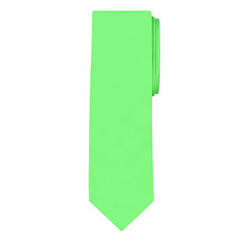 Image of Jacob Alexander Men's Extra Long Solid Color Tie