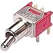 34CMSP14B5M1QT,Switch Toggle ON None ON SPDT Round Lever Solder Lug 3A 250VAC 28VDC Panel Mount with Threads (25 Items)