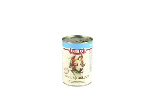 DIBO - EXKLUSIV KÄNGURU, 6 x 400g-Dose aus reinem Muskelfleisch – Single Protein, DIBO-Qualität