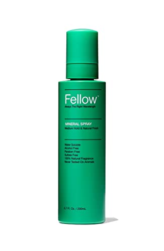 Fellow Barber Mineral Spray - Premium Quality Salt Hair Spray Contains Actual Sea Water - Alcohol, Paraben, Sulfate & Cruelty Free 100% Natural Fragrance Water Soluble (6.7 fl oz)