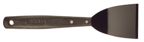 HYDE 12060 Long-Handle Chisel Scraper, 3-inch Stiff