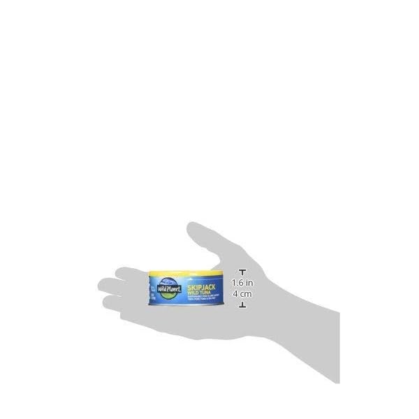 Wild-Planet-Skipjack-Wild-Tuna-Sea-Salt-Keto-and-Paleo-3rd-Party-Mercury-Tested-5-Ounce-Pack-of-12 Wild Planet Skipjack Wild Tuna, Sea Salt, Canned Tuna, Pole & Line Sustainably Wild-Caught, Non-GMO, Kosher, 5 Ounce Can (Pack of 12)