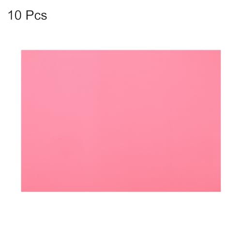 Image of uxcell 10pcs Corrugated Cardboard Paper Sheets,Peach Color,14 inch x 10inch,for Craft and DIY Projects
