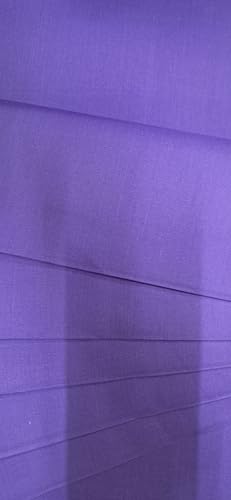 Image of 100% Cotton Unstitched Material for Women's Skirts, Saree Petticoats, Pyjamas, Patiyala Pants, Salwar, 2 Meter Poplin,89 cms Width Fabric (Lovender)