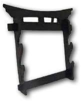 Playwell Martial Arts Weapons Stand - Tori Gate Sword Stand 2 Tier Wall Mounted
